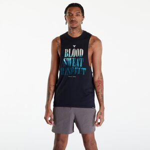 Under Armour Project Rock BSR Payoff Tank Top Black/ Radial Turquoise