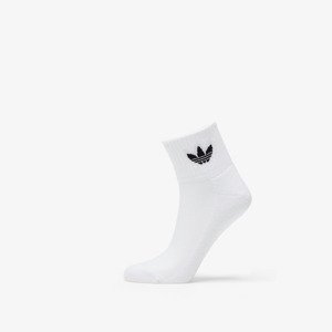 adidas Mid Ankle Socks 3-Pack White/ White/ Black