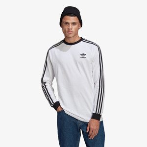 adidas 3-Stripes Longsleeve Tee White