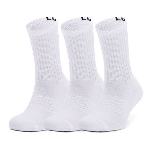 Under Armour Core Crew 3 Pack Socks White/ Black