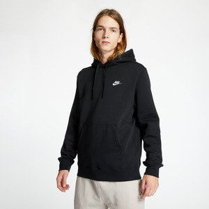 Nike Sportswear Club Fleece Pullover Hoodie Black/ Black/ White