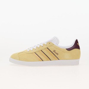 adidas Gazelle W Almost Yellow/ Oatmeal/ Maroon