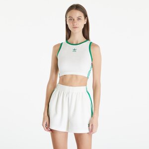 adidas Terry Crop Tank Off White