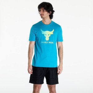 Under Armour Project Rock Payoff Graphic Short Sleeve Tee Circuit Teal/ Radial Turquoise/ High-Vis Yellow