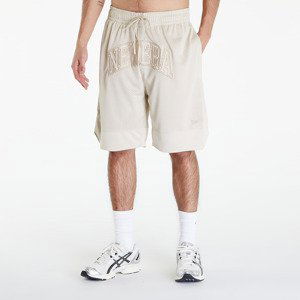 New Era Arch Logo Mesh Shorts Stone/ Stone