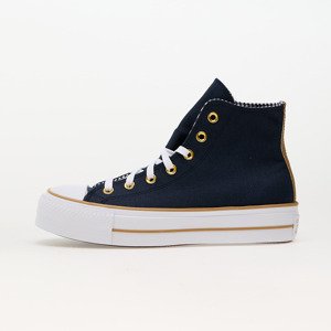 Converse Chuck Taylor All Star Lift Platform Herringbone Stripe Obsidian/ White/ Trek Tan