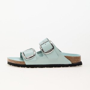 Birkenstock Arizona Big Buckle Natural Leather Patent High-Shine Surf Green