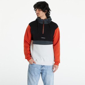 Horsefeathers Milo Sweatshirt Black/ Orange Rust