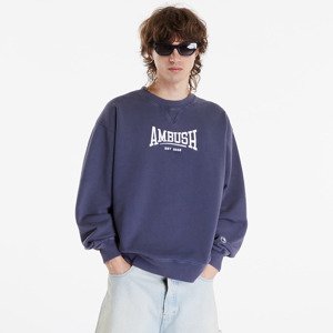 Ambush Graphic Crewneck Sweatshirt UNISEX Insignia Blue/ Blanc De Blanc