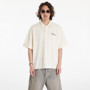 PLEASURES Zen Terry Boxy Polo Off White