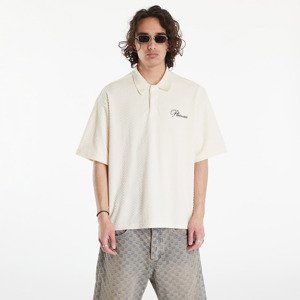 PLEASURES Zen Terry Boxy Polo Off White