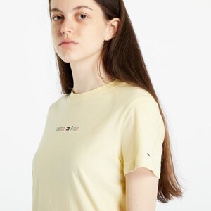 Tommy Jeans Regular Color Serif T-Shirt Yellow