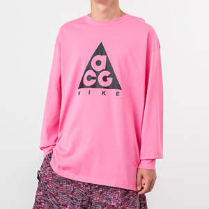 Nike NRG ACG Longsleeve Logo Tee Lotus Pink/ Black