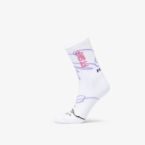 Footshop The Skateboard Socks White/ Pink