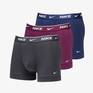 Nike Dri-FIT Trunk 3-Pack Midnight Navy/ Bordeaux/ Anthracite L