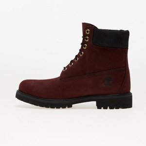 Timberland 6 Inch Lace Up Waterproof Boot Burgundy