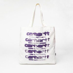 Carhartt WIP Canvas Graphic Tote Large Ink Bleed Print/ Wax/ Tyrian