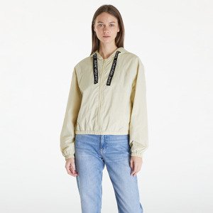 Calvin Klein Jeans Logo Drawstring Windbreaker Green Haze