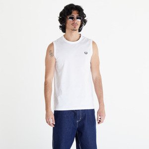 FRED PERRY Crew Neck Vest White