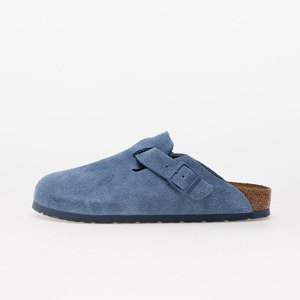 Tenisky Birkenstock Boston Birko-Floor Soft Suede Leather Elemental Blue EUR 38