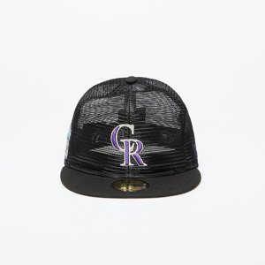 New Era Colorado Rockies Mesh Patch 59FIFTY Fitted Cap Black