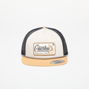 Columbia™ Flat Brim Snapback Cap Dark Stone/ Light Camel/ Shark