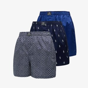 Ralph Lauren Classic Cotton Trunks 3-Pack Multicolor L