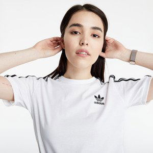 adidas Adicolor Classics 3 Stripes Tee White