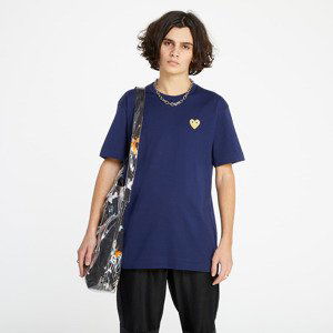 Comme des Garçons PLAY Gold Emblem Tee Navy