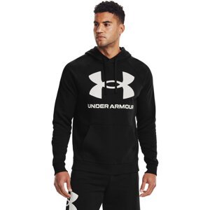 Under Armour Rival Fleece Big Logo Hoodie Black/ Onyx White