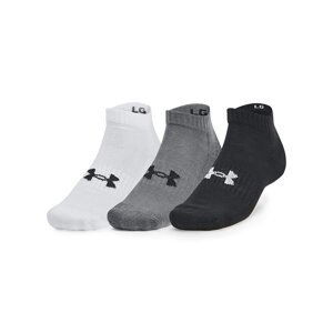 Under Armour Core Low Cut 3-Pack Socks Black/ White/ White M
