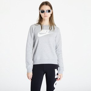 Nike NSW Essential Fleece Graphic Crew Dk Grey Heather/ White