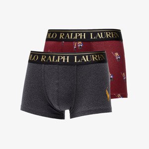 Ralph Lauren Polo Trunk Gb 2-Pack Charcoal/ Holiday Red