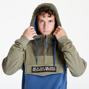 Napapijri B-Course Half Zip Hoodie Green Lichen