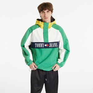 Tommy Jeans Archive Oversized Popover Chicago Windbreaker Coastal Green/ Multi