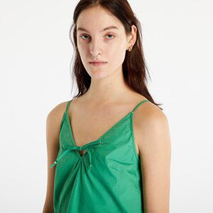 Tommy Jeans Poplin Strappy Top Coastal Green