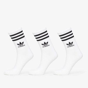 adidas Mid Cut Crew Sock 3-Pack White M