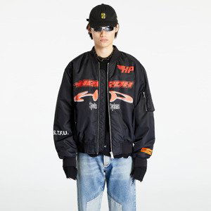 HERON PRESTON Ex-Ray Nylon Bomber Black/ Red