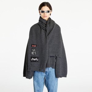 Ambush Felted Knit Scarf Medium Grey Melange