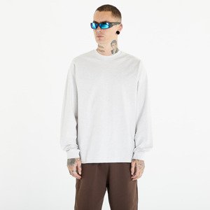 Nike Solo Swoosh Men's Long Sleeve Tee Birch Heather/ White