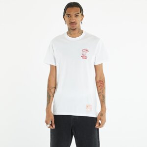 Mitchell & Ness NBA Merch Take Out Tee Miami Heat White