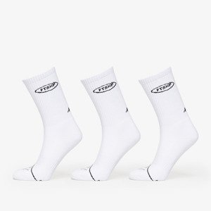 Footshop Basic But Not Basic Socks 3-Pack White