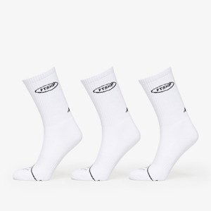 Footshop Basic But Not Basic Socks 3-Pack White