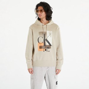 Calvin Klein Jeans Connected Layer Land Hoodie Beige