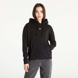 Tommy Jeans Boxy Badge Hoodie Black