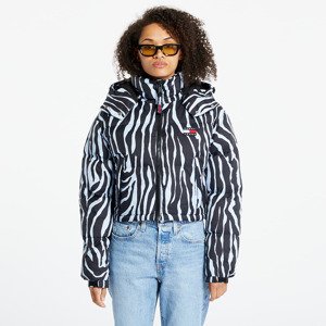 Tommy Jeans Cropped Zebra Alaska Jacket Blue