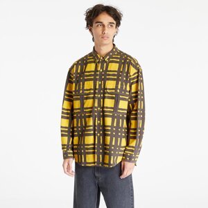 Levi's® Skate L/S Woven Torn Plaid Yellow