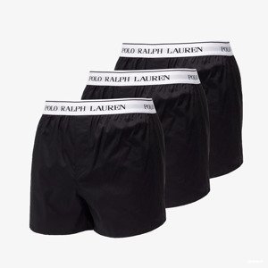 Ralph Lauren Stretch Cotton Slim Fit Trunks 3-Pack Black M