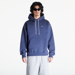 Nike Solo Swoosh Fleece Pullover Hoodie Thunder Blue/ White