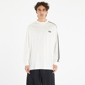 Y-3 3 Stripes Long Sleeve Tee Off White/ Black